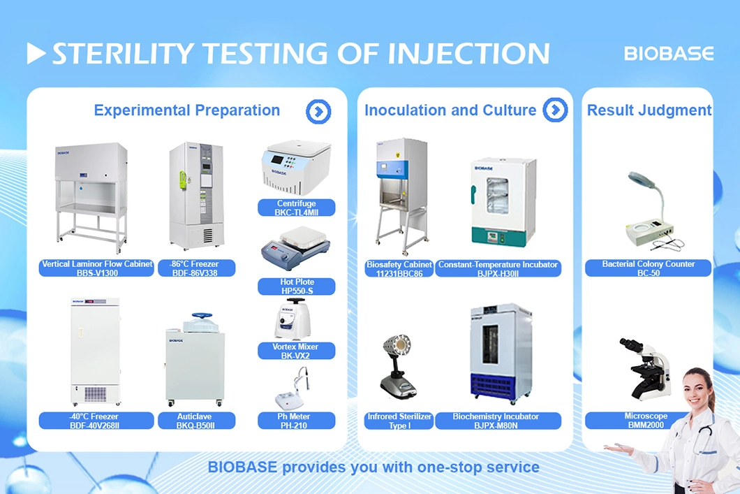 Biobase Lab 0-600mbar 15ml/S Vacuum Aspiration Systems Easy to Disassemble and Clean