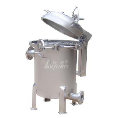 Boîtier de filtre à eau industriel SS304 boîtier de filtre multi-sac/système de Filtration d'eau de filtre à sac en acier inoxydable