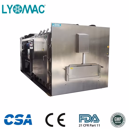 Machine de dessiccateur de gel sous vide d'herbes pharmaceutiques