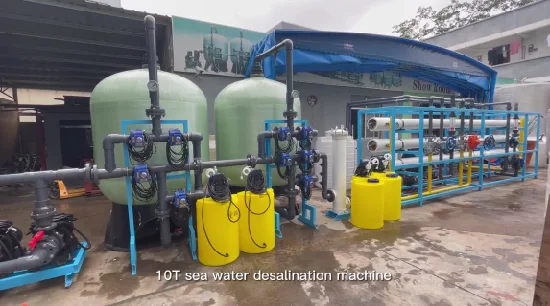 Filtre de système d'osimose inverse de purification de l'eau buvant le dessalement d'eau salée pure